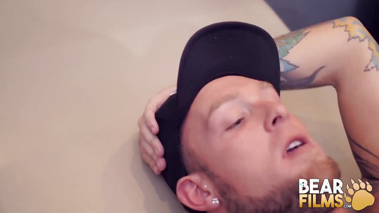 BEARFILMS - Bear Aiden Storm raw fucks bottom Sebastian Sax