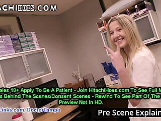 医者に言わないで！金髪看護師ステイシー・シェパードが診察室でこっそり、魔法の杖でオナニー-hitachihoescom