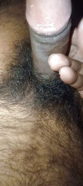 Girl looking at my big cock i cum in her mouth