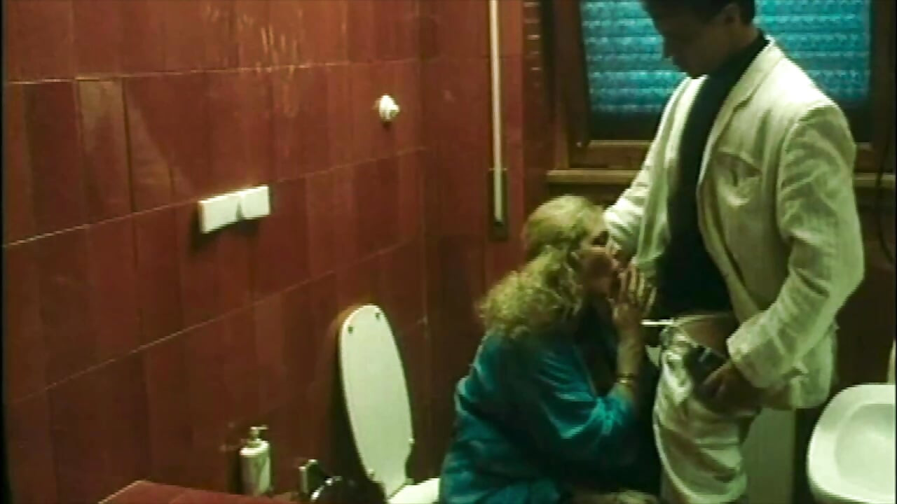 Marina Lotar Gets Pounded in the Bathroom by Rocco Siffredi, with a Final Money Shot to the Face.