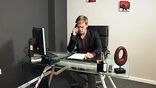 Small titted secretary gets fucked in the office