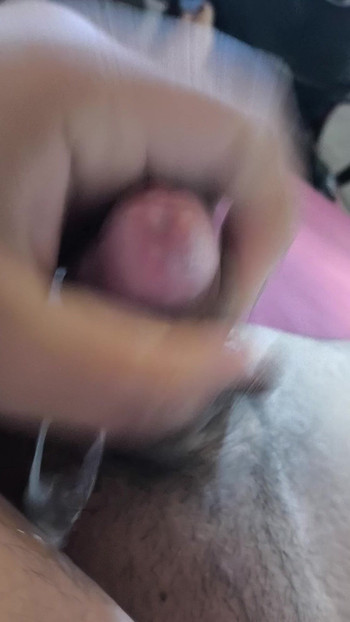 Cumming hot after a boner