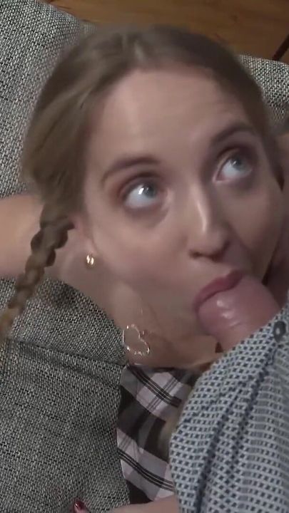 Pretty teen gets her horny pussy and asshole fucked by old cock