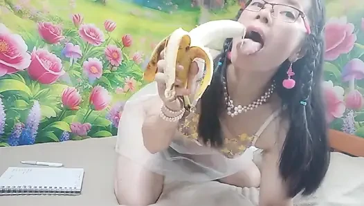 Sucking Banana Video-spezial Macht Dich an.