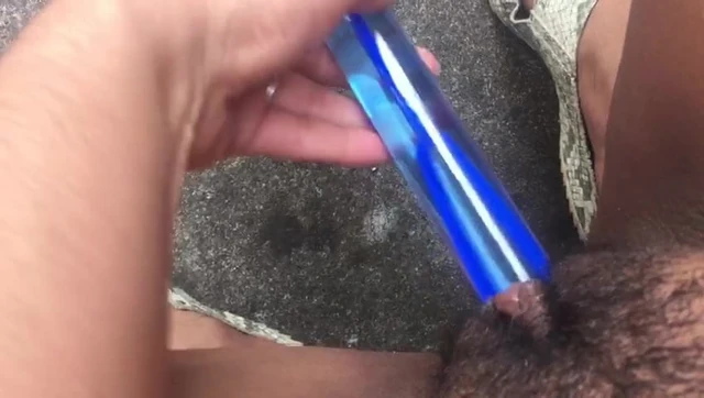 British Indian wife masturbating outside