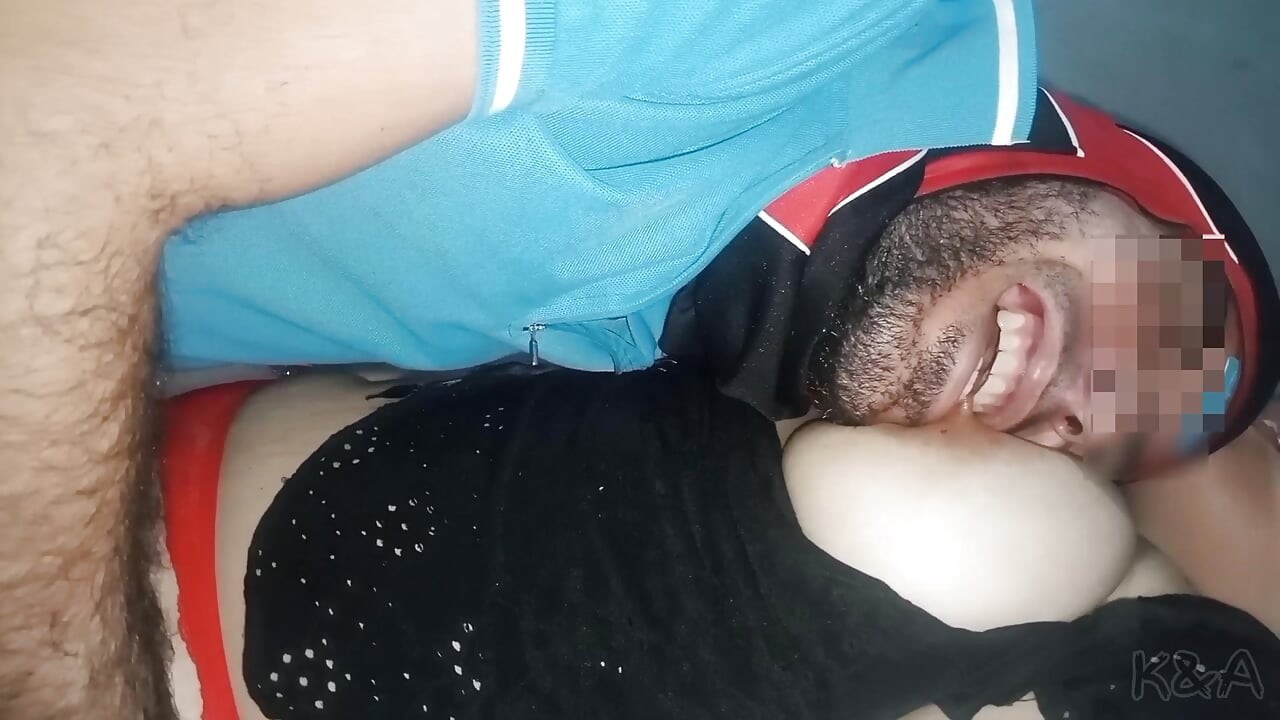 Surprising My Wife When She Makes the Bed to Suck Her Big Natural Tits and Chew on Her Huge Hard Nipples