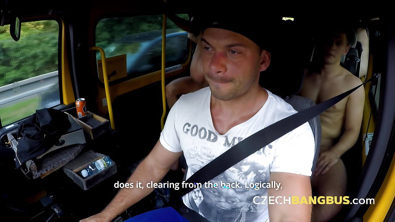 Nasty gangbang with a horny MILF (Czech Bang Bus)