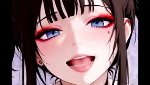 SCHÖNES HENTAI-MÄDCHEN WIRD VON IHREM FREUND RICHTIG HART GEFICKT