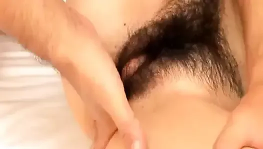 Hina has hairy and licked slit fucked