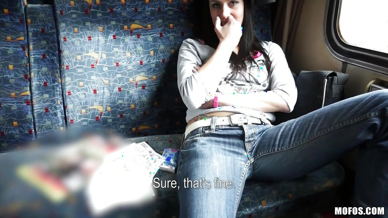 Public Pickups - Petite Euro Babe Mea Melone Takes Stranger Dick on the Train
