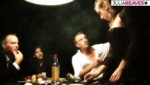Poker Game With a Blonde With a Great Body, Hot Tits and a Hot Ass That Ends in a Sex Orgy With Anal Sex and Cock Sucking