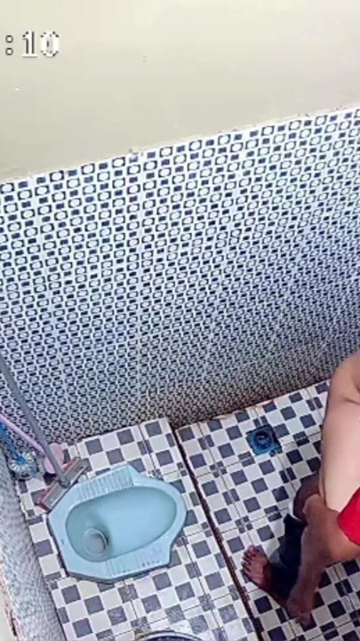 Unforgettable moment from "RECORDED Camera in the Bathroom of Minimarket Clerk Doing Perverted Acts"