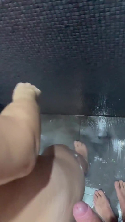 Raw & Wild POV in the Shower Real Couple Heat