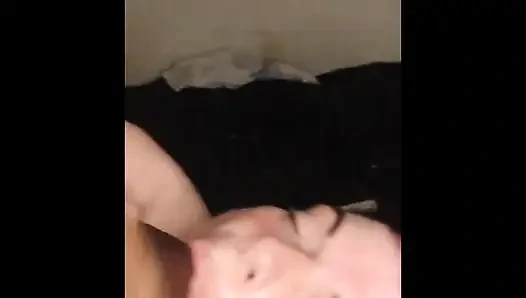 Caught Step-sister Playing with Herself.