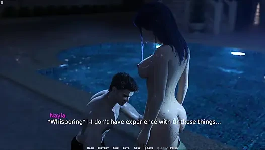 Büyük götlü Nayla büyük yarakla sikişiyor ve amcığının içine boşalıyor