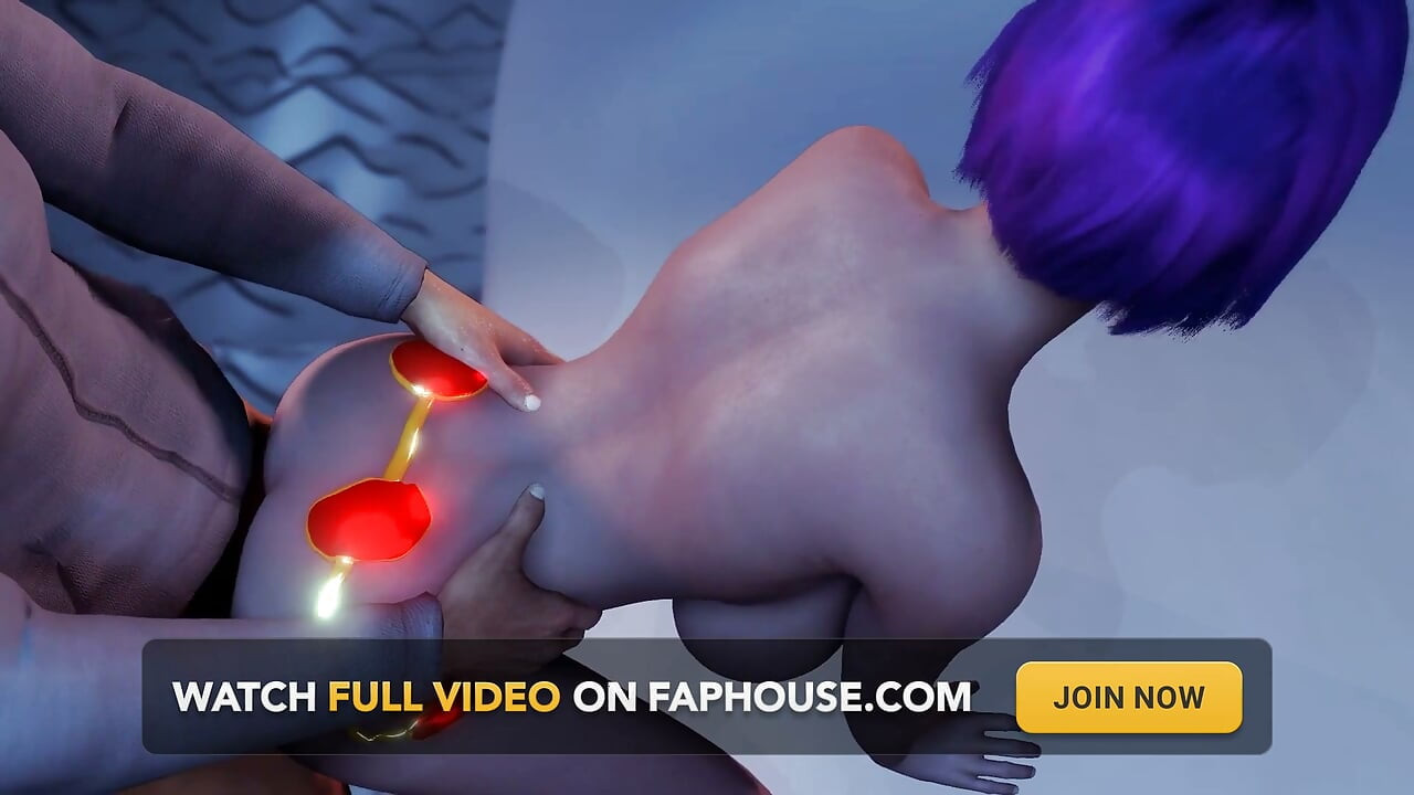Thick Raven with Huge Tits Has Doggy Style Sex