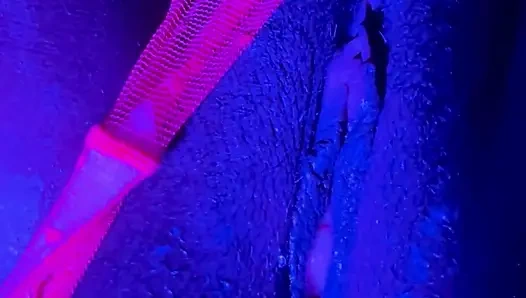 Video bocor dewi kulit hitam: neon thong & dildo muncrat