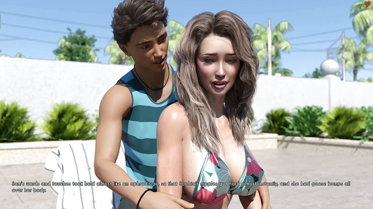 Awam milf cachonda - pd18 - Sophia se masturba mientras toma el sol, secretamente esperando que Sam vio lo cachonda que era