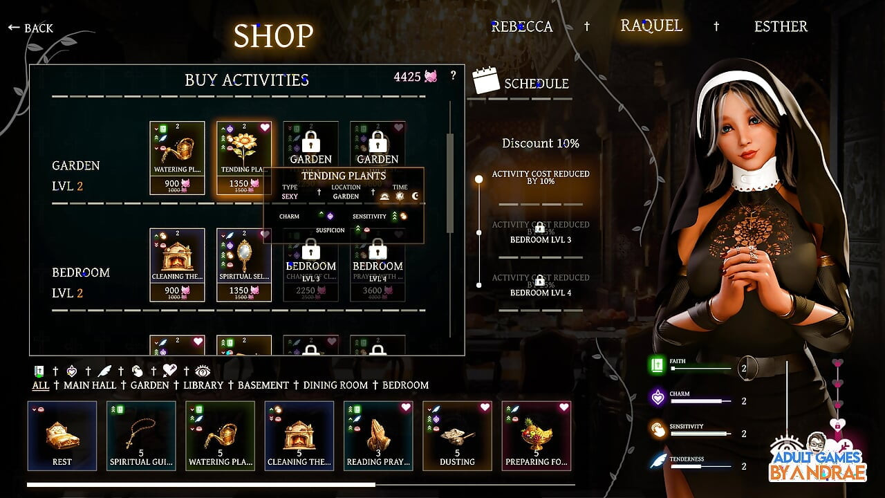Sisters in Sin Gameplay Part 6 - a Calculated Move to Influence Raquel