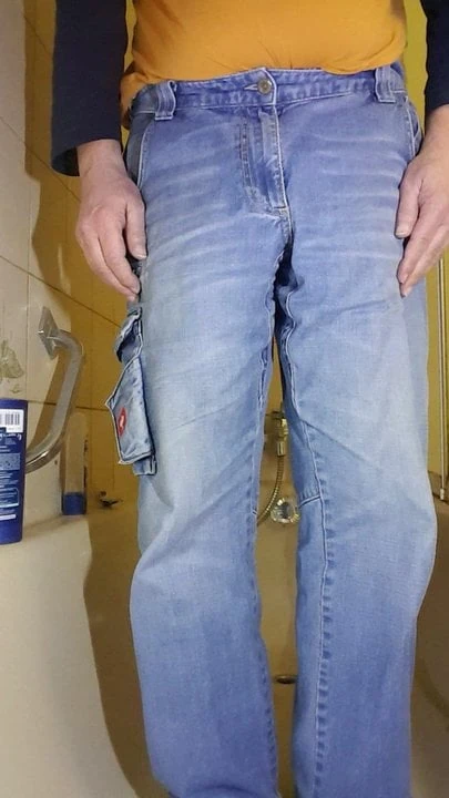 wet jeans