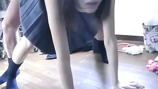 Студентка и ее доктор весело проводят время