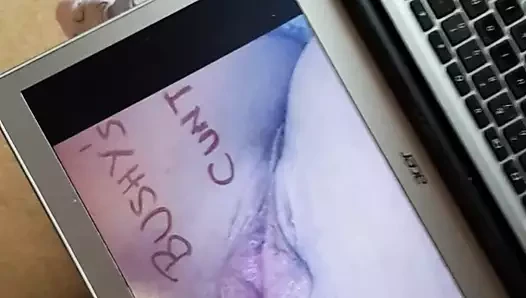 Tossertim spunks Bushywusheys cunt
