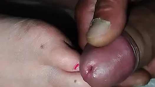 My wife's legs, and my dick...