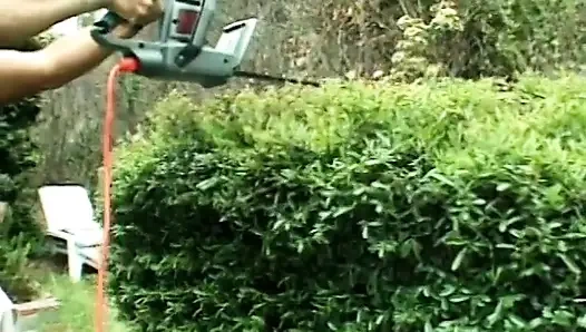 Fat horny babe loves when she sits on a pole and takes control