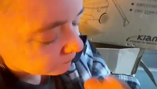 Garage sneak we almost got caught