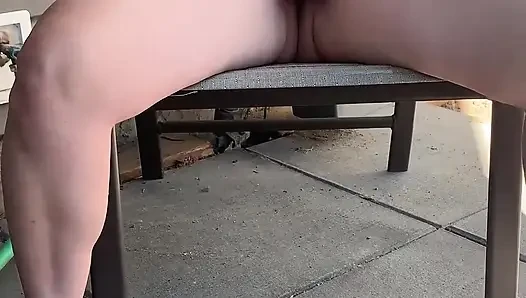 Quick Morning Masturbating Outside Before Work