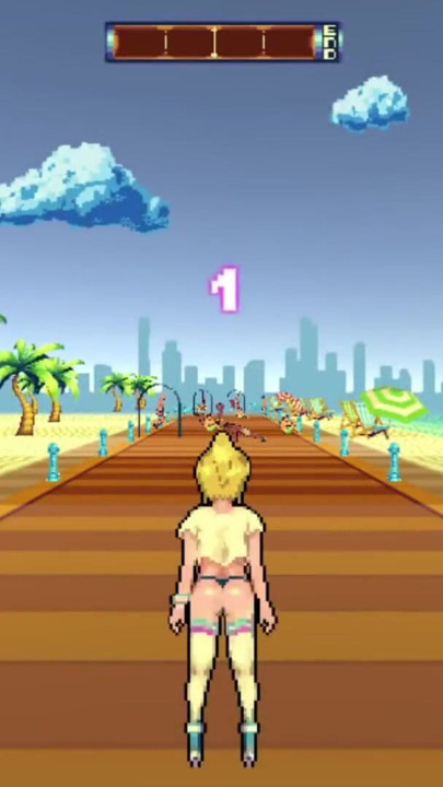 FInishing My Rollerblading BY FUCKING ALL BEACH GUYS! - Rollerbabe | Clip 3