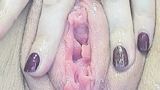 Pink Vibrator in Pussy Orgasm Squirt