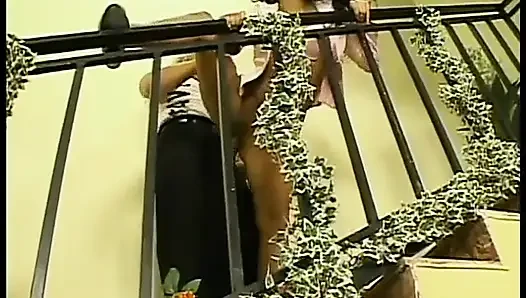 Randy sürtük içeride sikiliyor