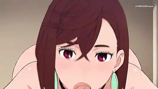 Cowok ini ngentot memeknya habis-habisan, masukin memeknya sampai dalam banget, dan bikin dia merintih - creampie pertama momo - ai generated