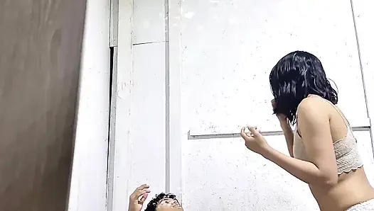 Sex Recorded with Iphone with a Horny Filipina Who Rides Her Stepbrother's Cock and He Licks Her Ass