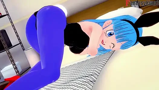 Android 18 izlerken bulma ve goku sikişiyor - dragon ball zex series