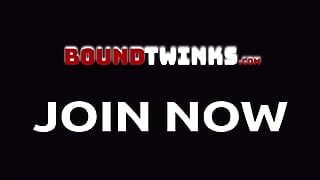 Boundtwinks - Tyler Tanner ata y powerfucks - joven y caliente twink sumisa