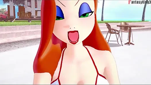 Jessica Rabbit wearing a bikini POV sex