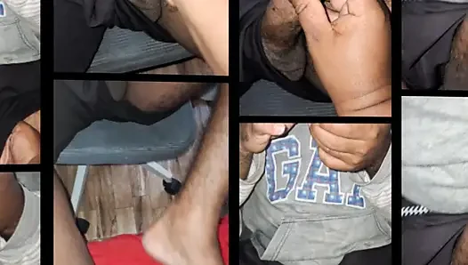 Yaramaz evli kadın üvey babamın yarağını tutuyor