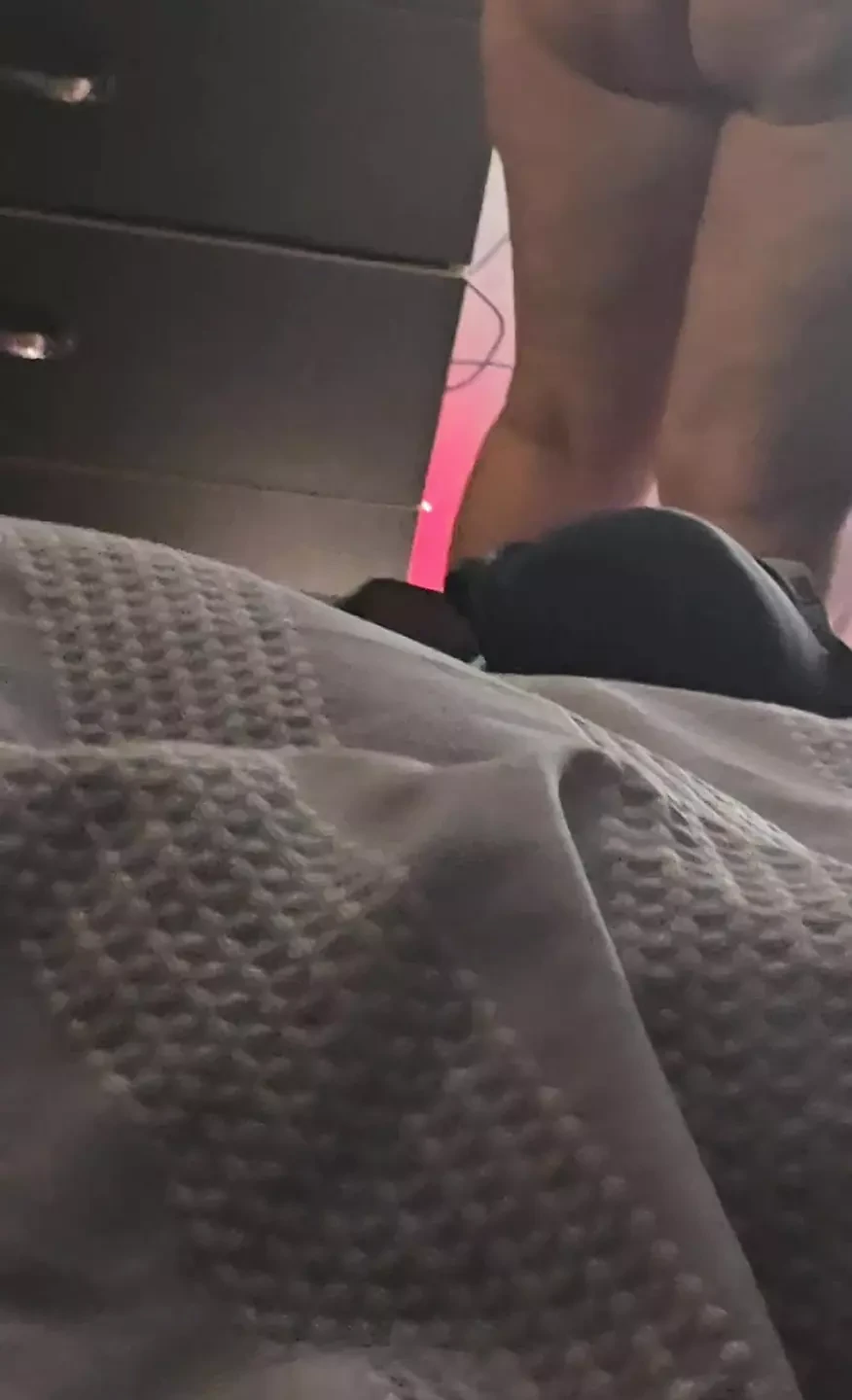 Step mom in panties in front of step son big dick without shame