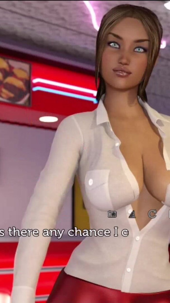 Key moment from "The adventurous couple #6 - Naomi showed her boobs while having lunch with Johannes ... Mike and Anne had"
