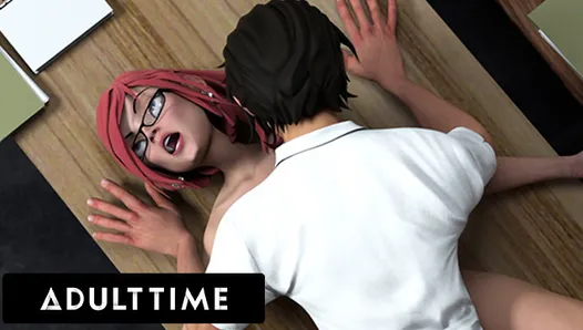 Yığılmış hentai seks müdürü etkilenmek istiyor