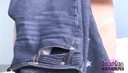 First Video Ever for This College Cutie