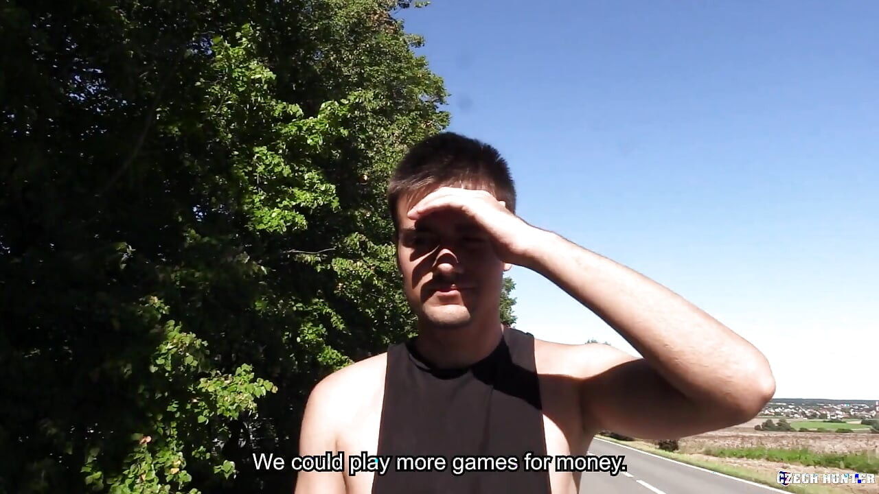 Czech Hunter - Gave Him Some Cas'h for Doing Push-ups and Enjoyed the View, so I Fucked His Ass