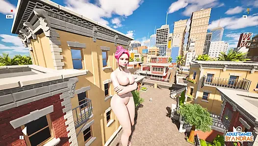 Giant Waifu Wash Simulator Gameplay Part 1 - First Cleaning Job for Vellory