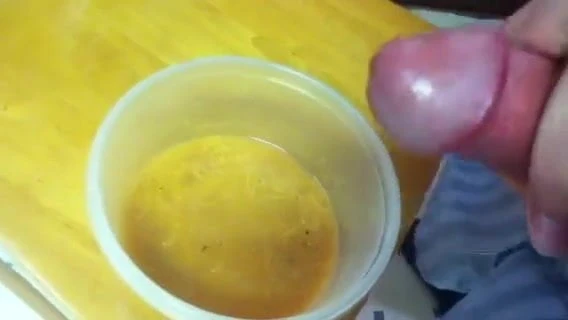 Cumload in mother-in-law's soup