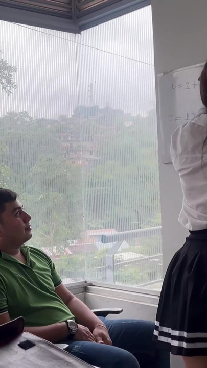 I FUCK THE ENGLISH TEACHER HARD DURING CLASS | Clip 1