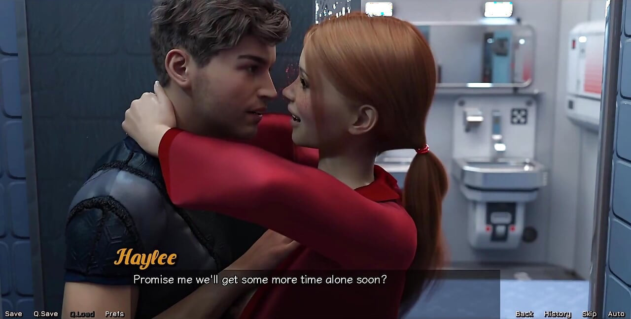 Stranded in Space - Nearly Caught by Big Tits Indian MILF