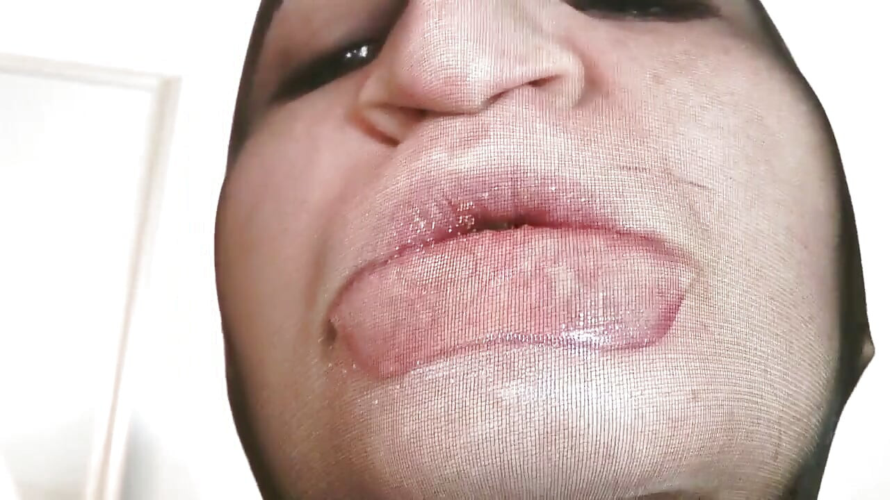 Nylon betakarás fetis