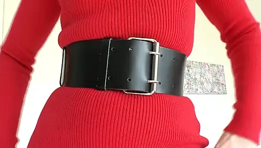 Ikat pinggang ketat lebar bagian 77 lady victoria valente